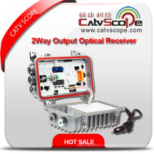 Fournisseur professionnel Csp-or-860mbn Field / Outdoor 2way Output Fiber Optical Receiver / Node